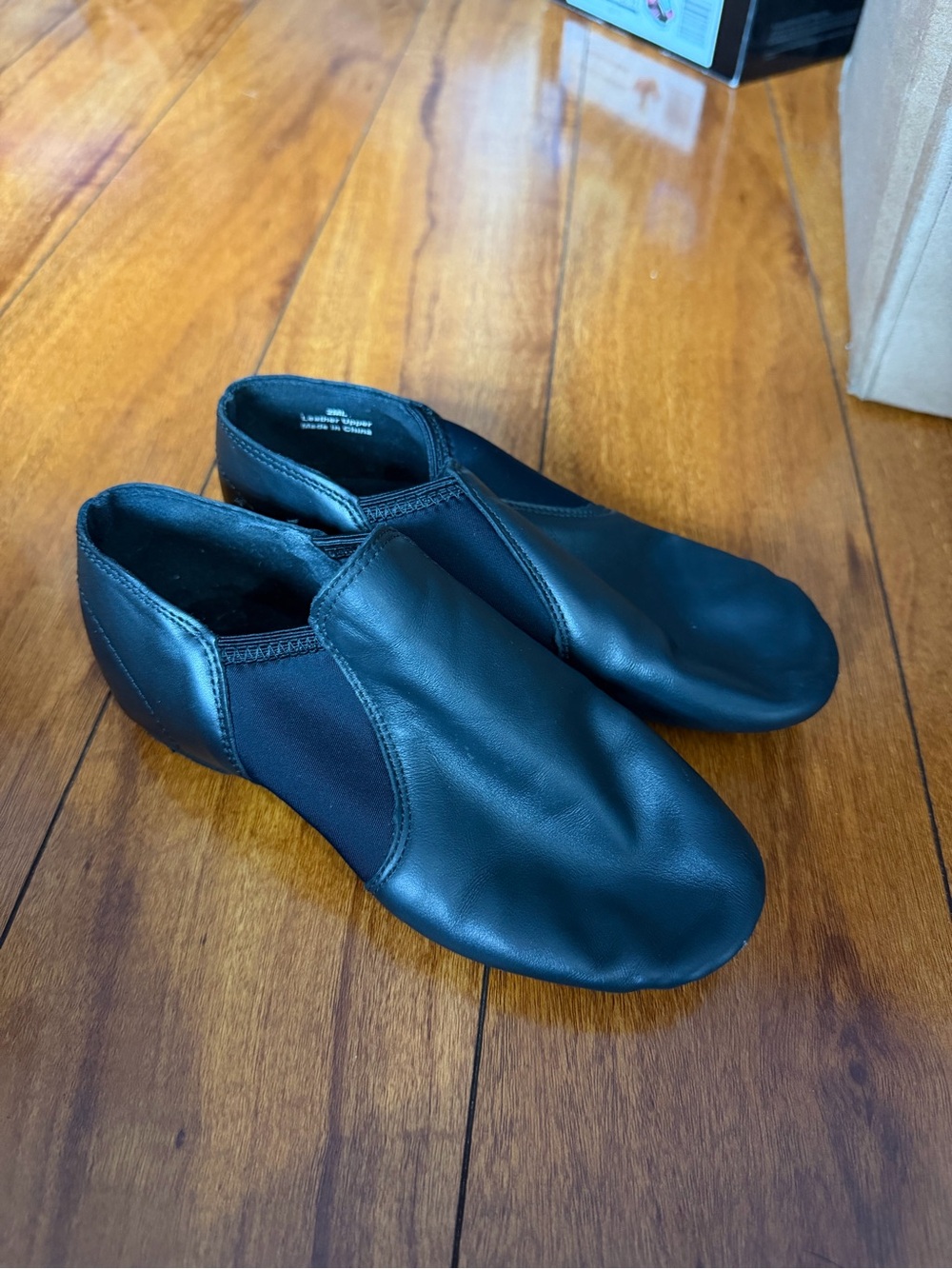 Kids Black Slip-On Dance/Practice Shoes